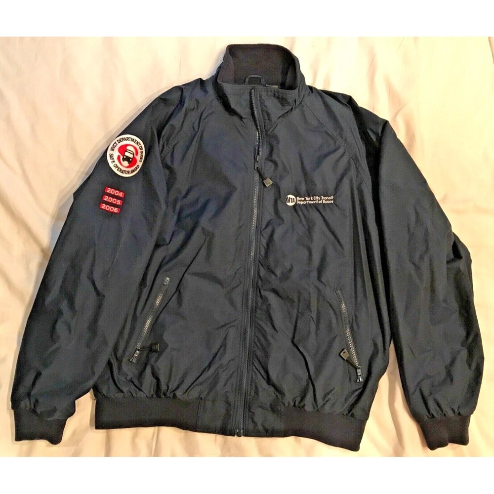 MTA NYCT Dep of Buses Safe Operator Award 2004-06 Jacket Navy XL *NEw rare 🔥